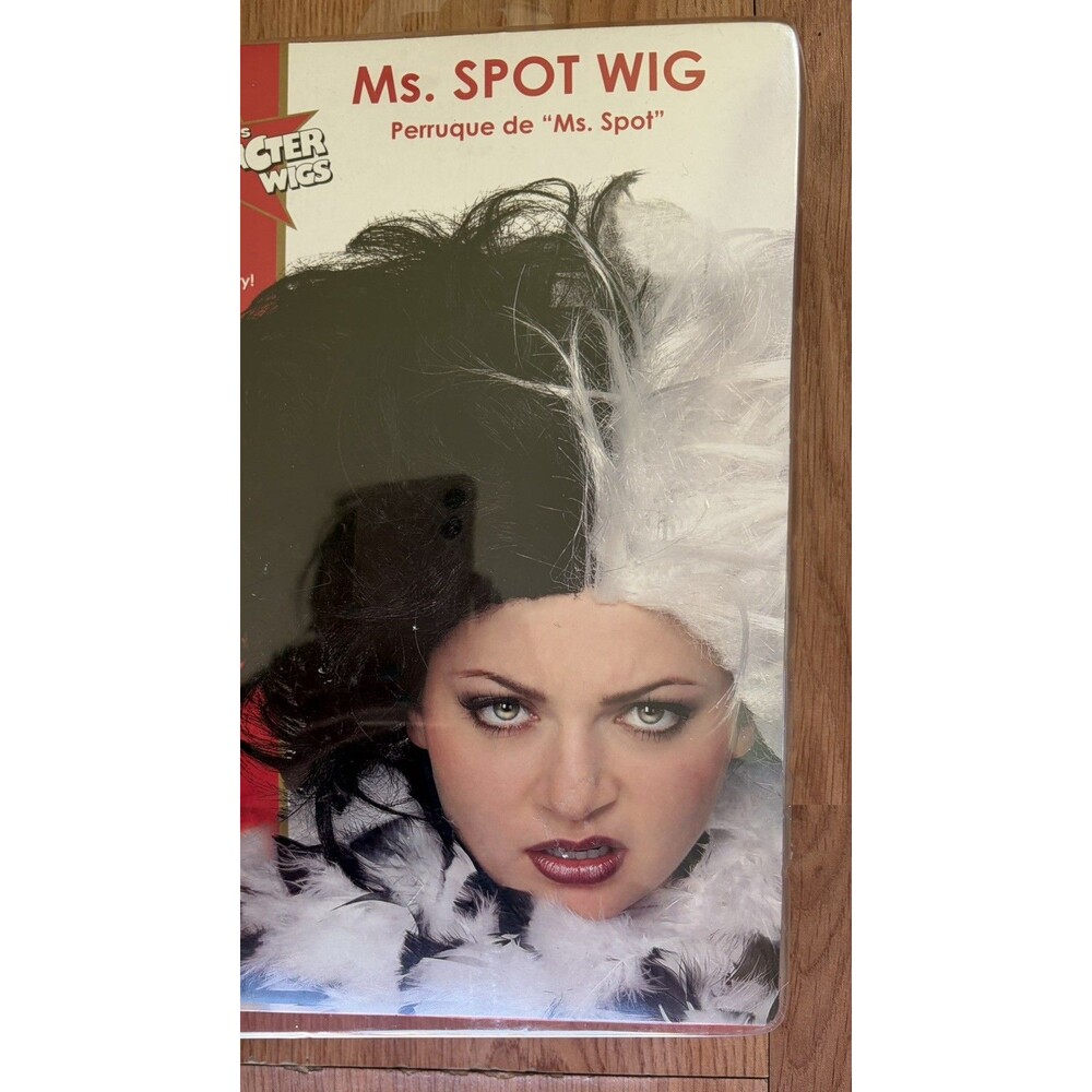 Rubies Ms. Spot Cruella De Vil Dalmatians Wig Adult Halloween Costume